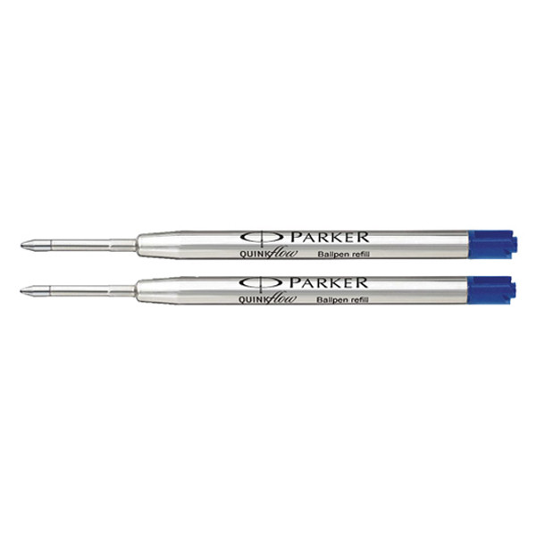 Parker Quinkflow blue medium ballpoint refill (2-pack) 19503712 214112 - 1