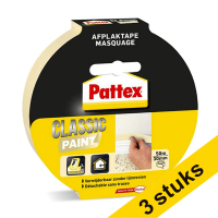 Pattex Classic cream masking tape 30mm x 50m (3-pack)