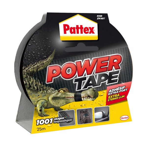 Pattex black adhesive power tape, 50mm x 25m 1669824 206202 - 1