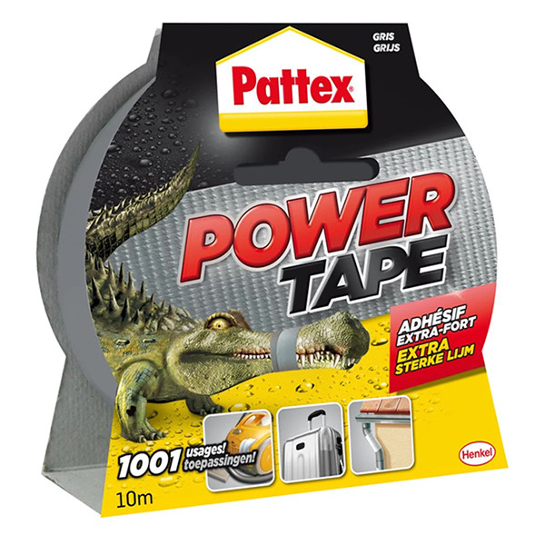 Pattex grey adhesive power tape, 50mm x 10m 1669268 206201 - 1