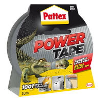 Pattex grey adhesive power tape, 50mm x 10m 1669268 206201