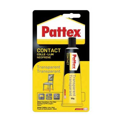 Pattex transparent contact glue tube, 50g 2842133 206211 - 1