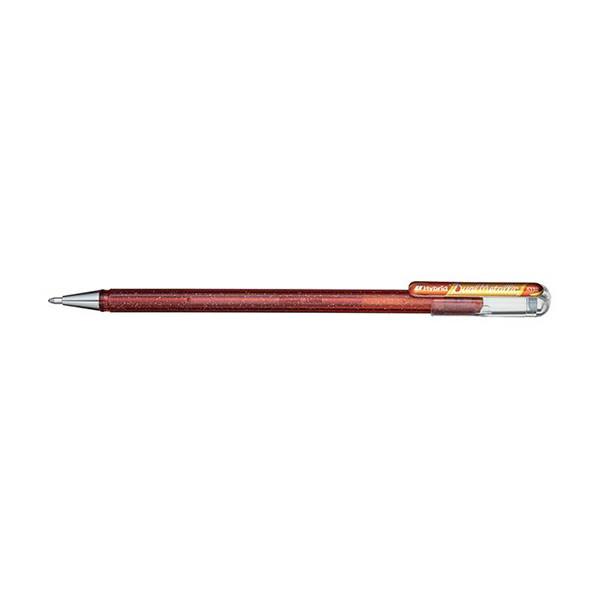 Pentel Dual Metallic orange/metallic yellow rollerball pen 016809 K110-DFX 210191 - 1