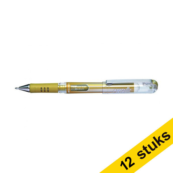 Pentel K230M gold rollerball pen (12-pack)  210182 - 1