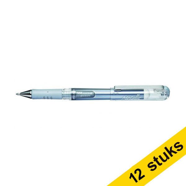 Pentel K230M silver rollerball pen (12-pack)  210184 - 1