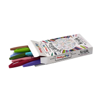 Pentel Sign SES15C pastel coloured brush pens set (12-pack) 018419 210336