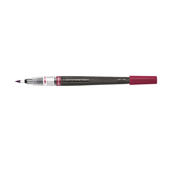 Pentel XGFL burgundy red brush pen 020092 210287 - 1