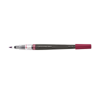 Pentel XGFL burgundy red brush pen 020092 210287