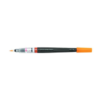 Pentel XGFL orange brush pen 013058 210275