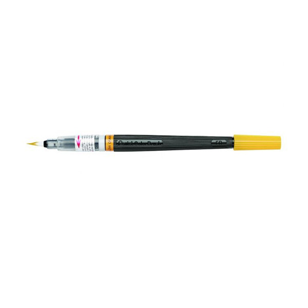 Pentel XGFL yellow/orange brush pen 013144 210284 - 1