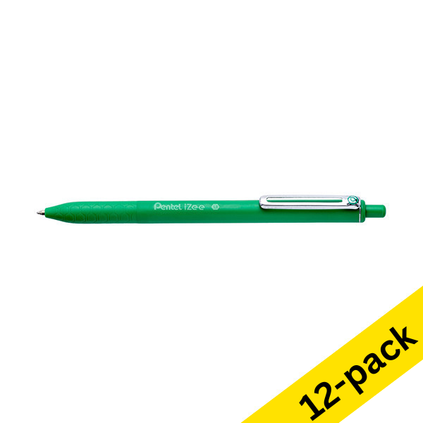 Pentel iZee BX470 green ballpoint pen (12-pack)  210164 - 1