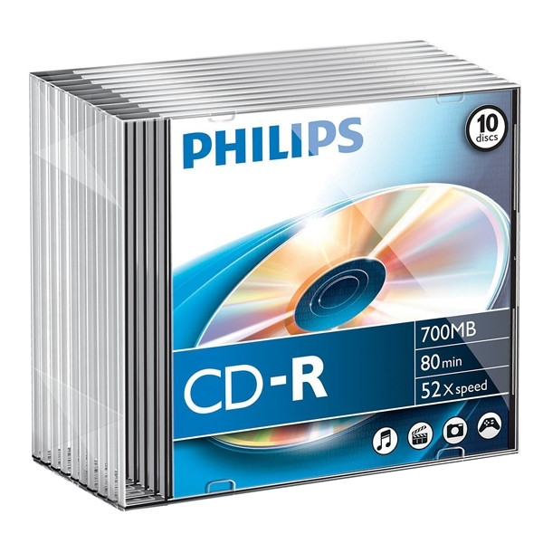 Q-Connect CD-R 700MB/80minutes in Slim Jewel Case (Pack of 10) KF00419