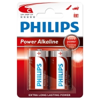 Philips Power Alkaline C LR14 batteries (2-pack) LR14P2B/10 098304