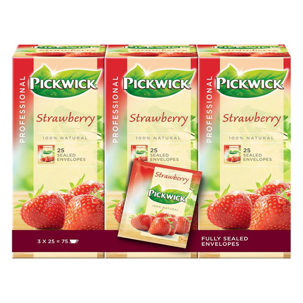 Pickwick Professional Strawberry tea (3 x 25-pack)  421019 - 1