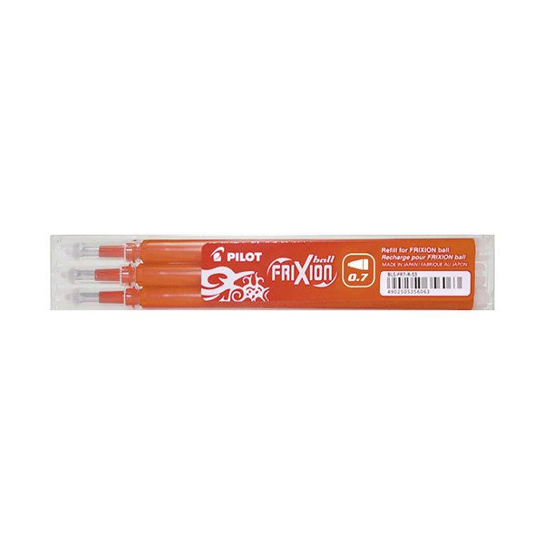 Pilot Frixion Point orange ballpoint refill (3-pack) 5358159 405021 - 1