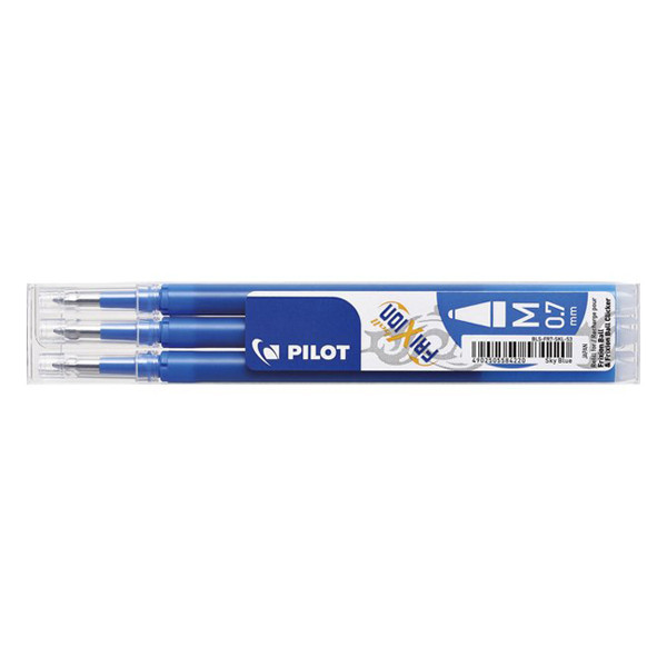 Pilot Frixion sky blue ballpoint refill (3-pack) 5584220 405505 - 1