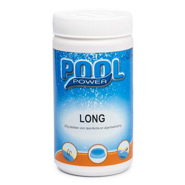 Pool Power slowly soluble chlorine tablets, 200g (5-pack) 7010012124 K170115178 - 1