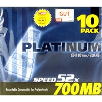 Q-Connect KF00419 CD-R 80 min. 10 in jewel-case KF00419 246071 - 1