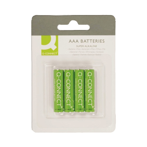 Q-Connect KF00488 AAA LR03 batteries (4-pack)  500080 - 1