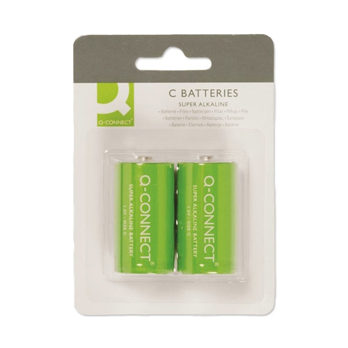 Q-Connect KF00490 C LR14 batteries (2-pack)  500090 - 1