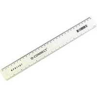 Q-Connect KF01107 30cm transparent ruler KF01107 235049 - 1