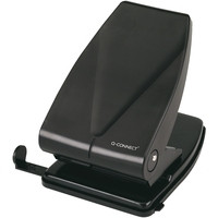 Q-Connect KF01236 black heavy duty 2-hole punch (35-sheets) KF01236 235108 - 1