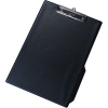 Q-Connect KF01296 black PVC clipboard