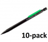 Q-Connect KF01345 black mechanical pencil (10-pack)