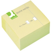 Q-Connect KF01346 Quick Note cube, 400 sheets, 76mm x 76mm KF01346 235121 - 1