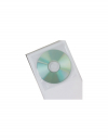 Q-Connect KF02207 polypropylene CD envelope sleeves (50-pack)