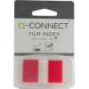 Q-Connect KF03633 1-inch red page markers (50 tabs)