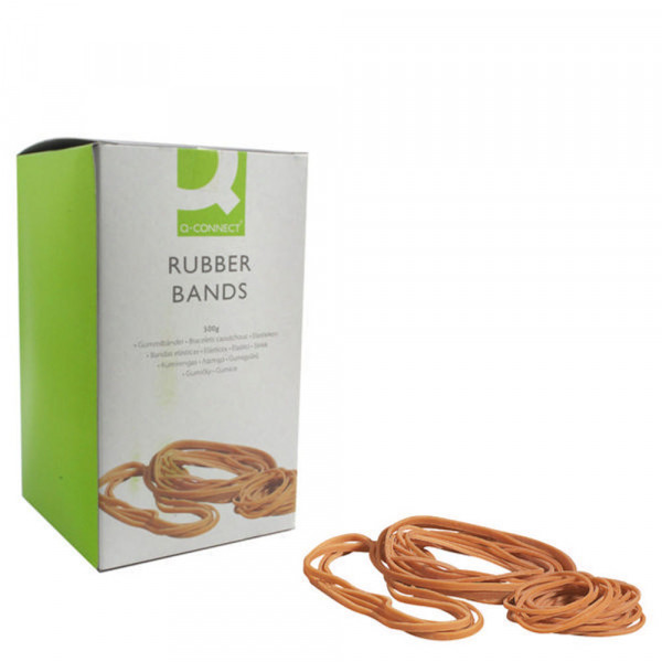 Q-Connect KF10539 No. 34 rubber bands, 3mm x 100mm (500g pack) KF10539 238265 - 1