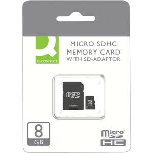 Q-Connect KF16011 Micro SD Card 8GB, Class 10 KF16011 246213 - 1