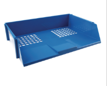 Q-Connect KF21689 blue landscape letter tray KF21689 246251 - 1