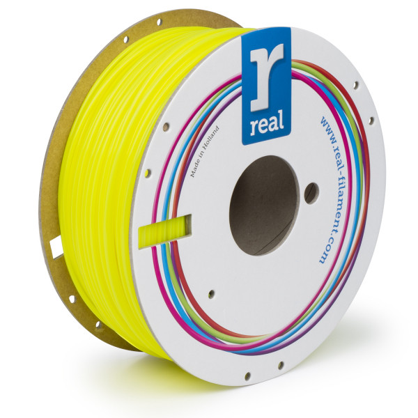 REAL fluorescent yellow PLA filament 1.75mm, 1kg  DFP02015 - 1