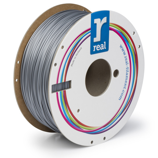 REAL silver PLA filament 1.75mm, 1kg  DFP02007 - 1