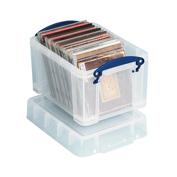 RUP Really Useful 3L transparent plastic storage box RUP80177 238010 - 1