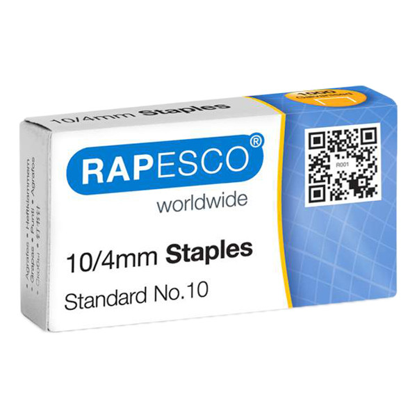 Rapesco 10/4 staples galvanised (1000-pack) AP510VZ3 226825 - 1