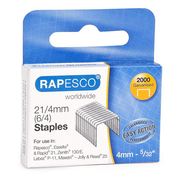 Rapesco 21/4 galvanized staples (2000-pack) 1367 202096 - 1