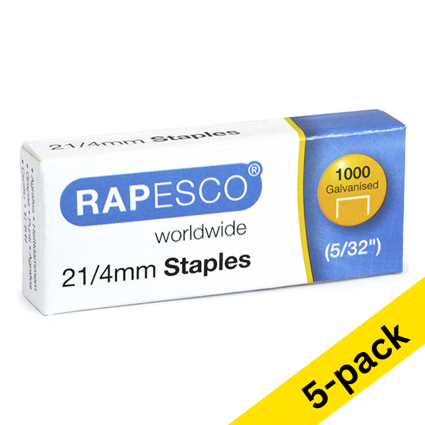 Rapesco 21/4 galvanized staples (5,000-pack)  226841 - 1