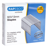 Rapesco 23/13 staples galvanised (1000-pack) 1484 226824