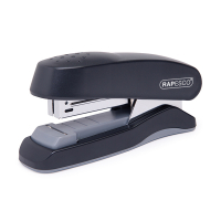 Rapesco Flat Clinch Half Strip black stapler 1064 202055