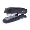 Rapesco Flat Clinch Half Strip black stapler