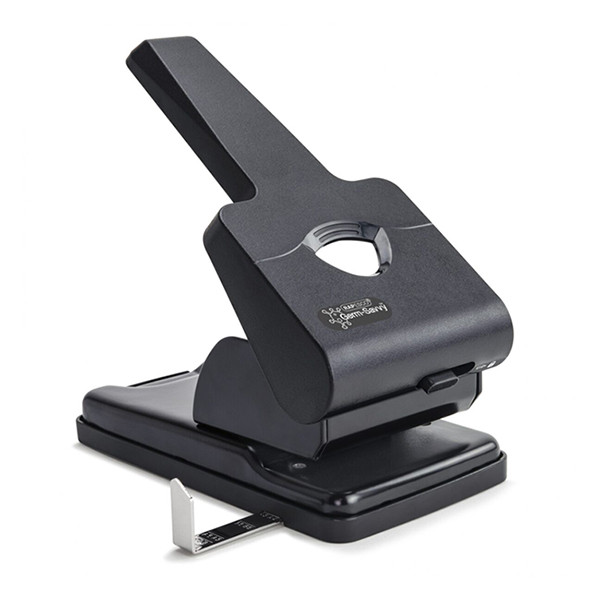 Rapesco HD865-P black heavy duty 2-hole punch (63-sheets) 1631 202097 - 1