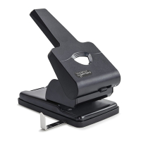 Rapesco HD865-P black heavy duty 2-hole punch (63-sheets) 1631 202097