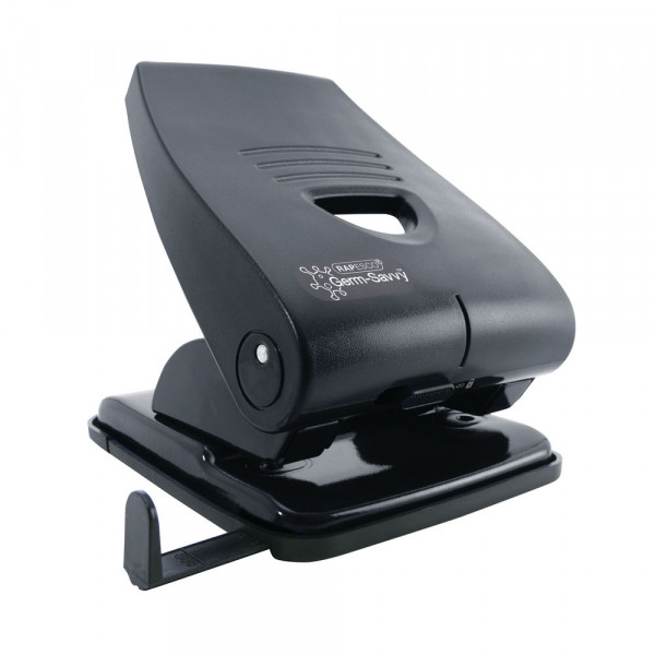 Rapesco PF835PB2 Heavy Duty 835-P black hole punch, (40-sheets) PF835PB2 226835 - 1