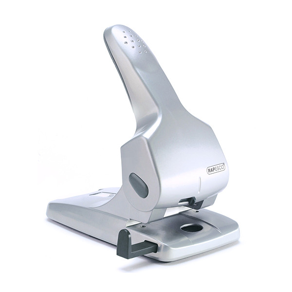 Rapesco Zero-65 silver heavy duty 2-hole punch (65 sheets) 0732 202057 - 1