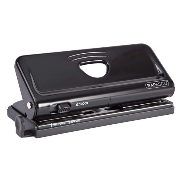 Rapesco black 6 hole punch (10-sheets) 1342 226813 - 1