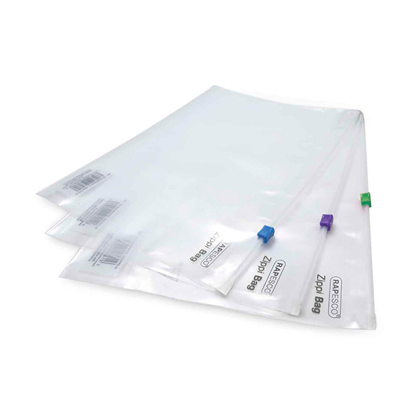 Rapesco transparent A4+ folder with plastic zip closure (5-pack) 0978 202067 - 1