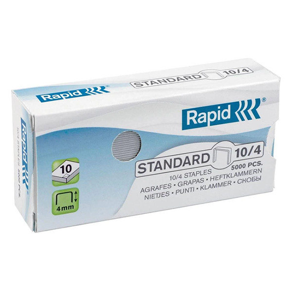 Rapid 10/4 staples galvanized (5,000-pack) 24863000 202046 - 1